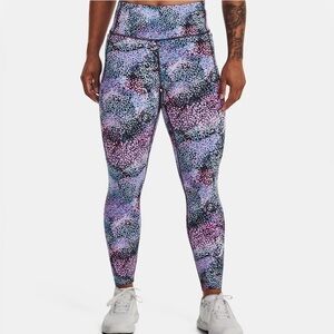 Under Armour Short Meridian Ankle Leggings Pink Punk Carolina Blue